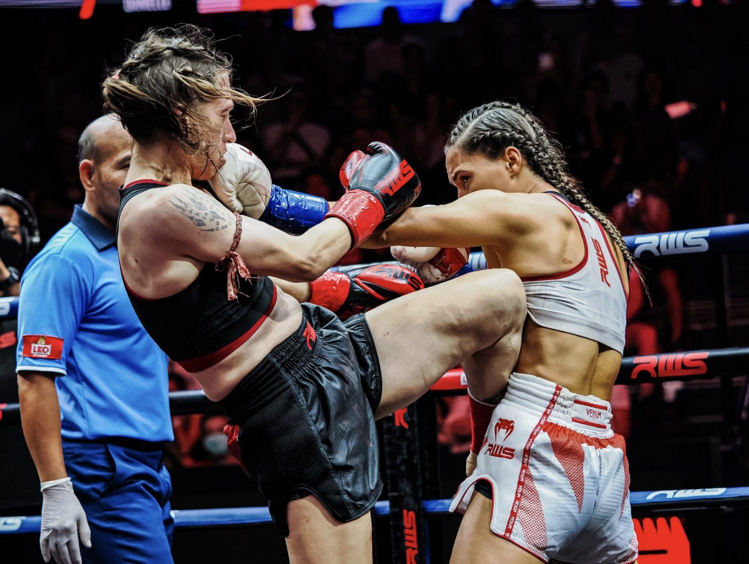 Female muay Thai fighters