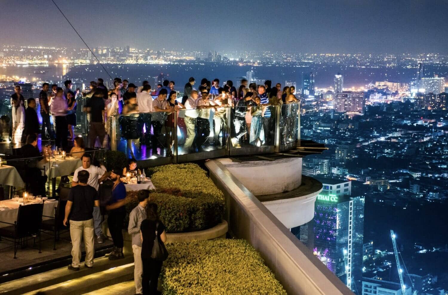 Rooftop bar in Bangkok