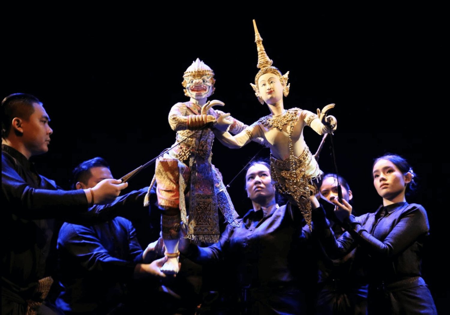 Watch Thai puppet shows at Joe Louis Thai Puppet Theatre