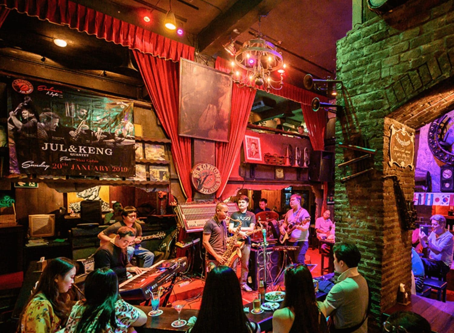 Enjoy variety of music at Saxophone Pub