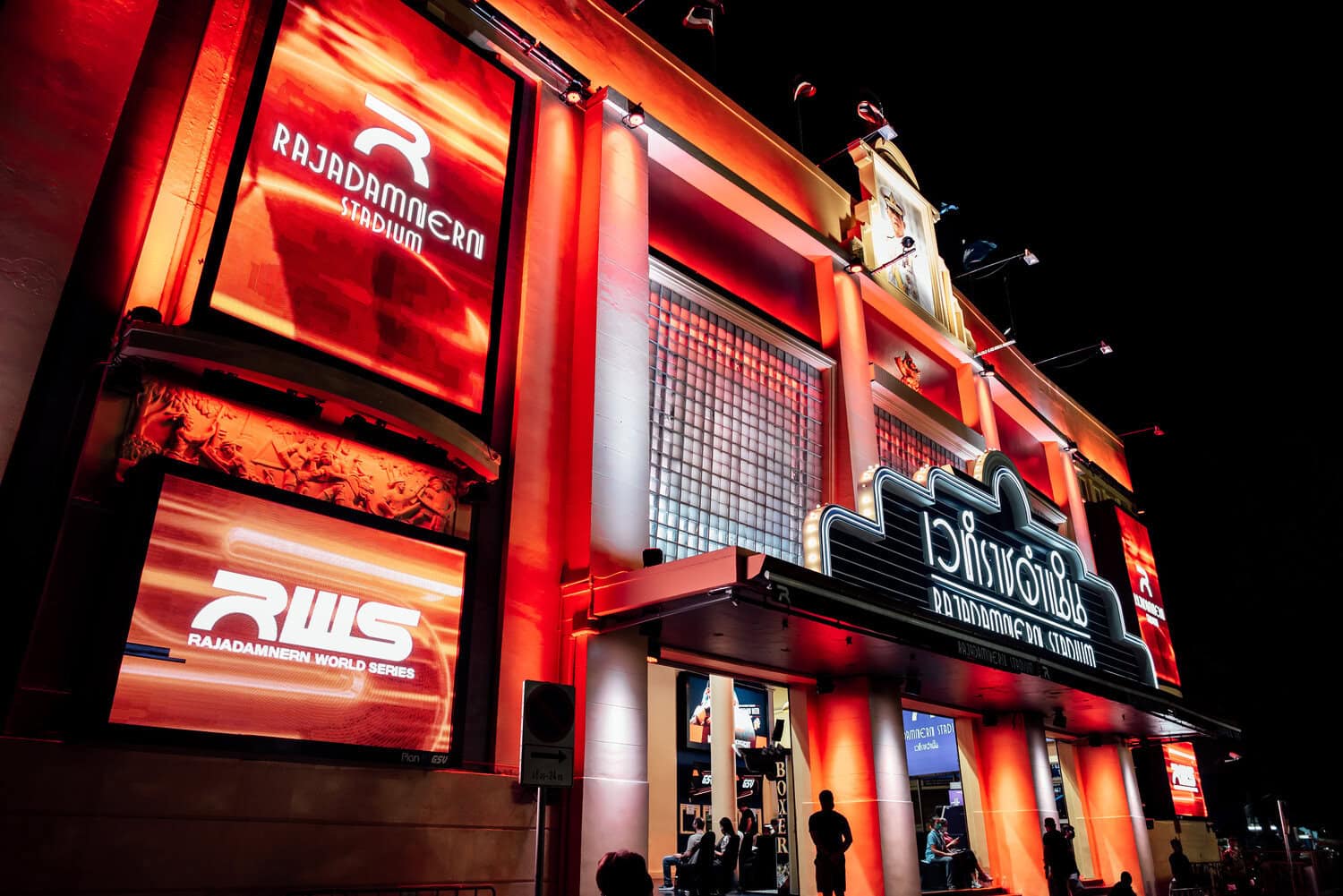 Rajadamnern Stadium, near the best areas to stay in Bangkok