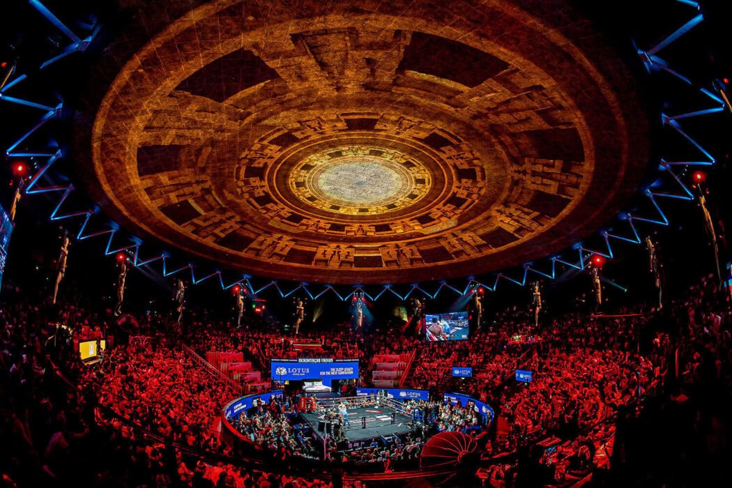 Rajadamnern Stadium’s circular seating